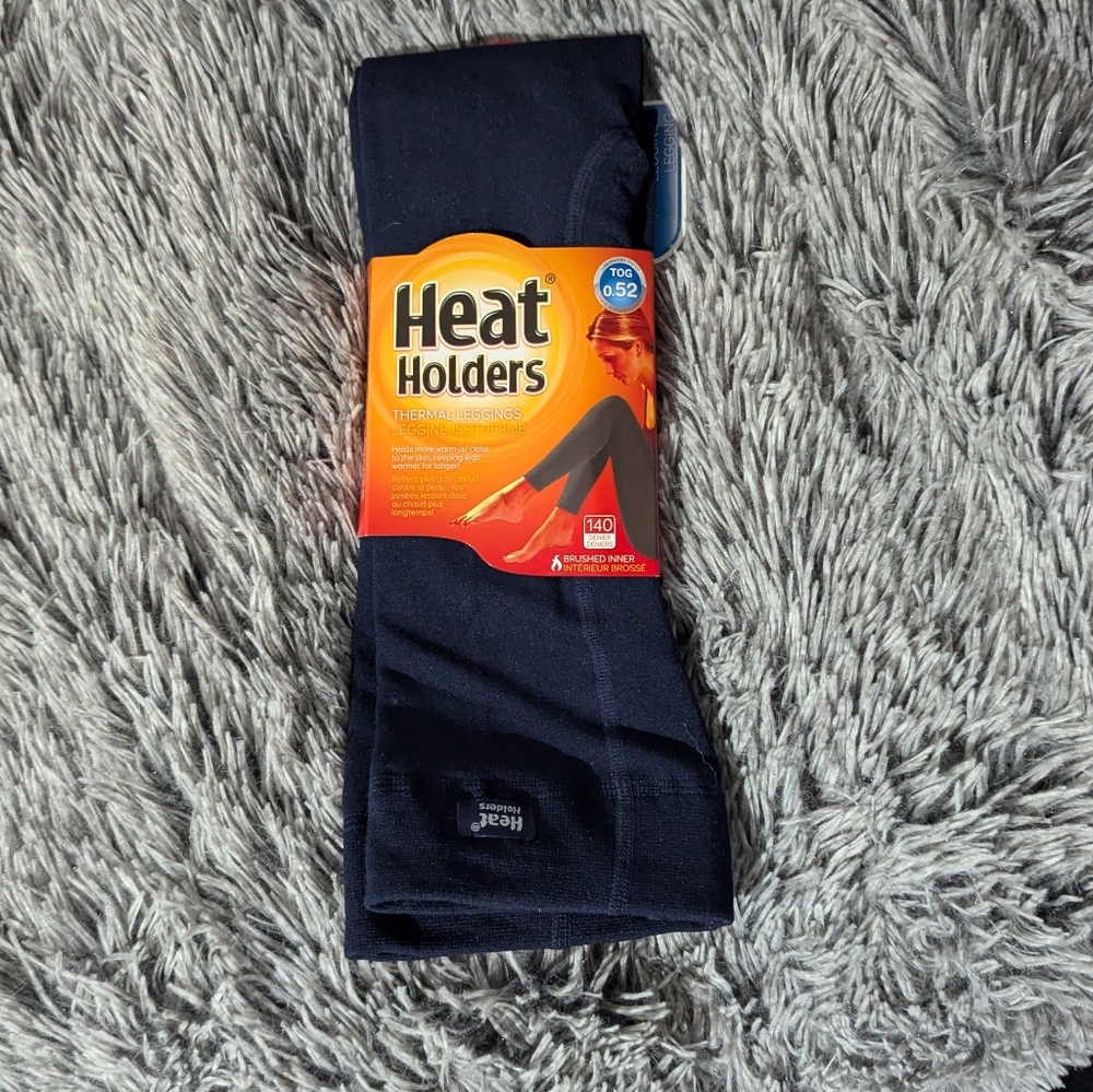 Women's Heat Holders Navy Blue Long Underwear Size L